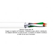 Cable blindado 4x22 AWG Belden 1325R multifilar para control, voz y datos, venta x metro